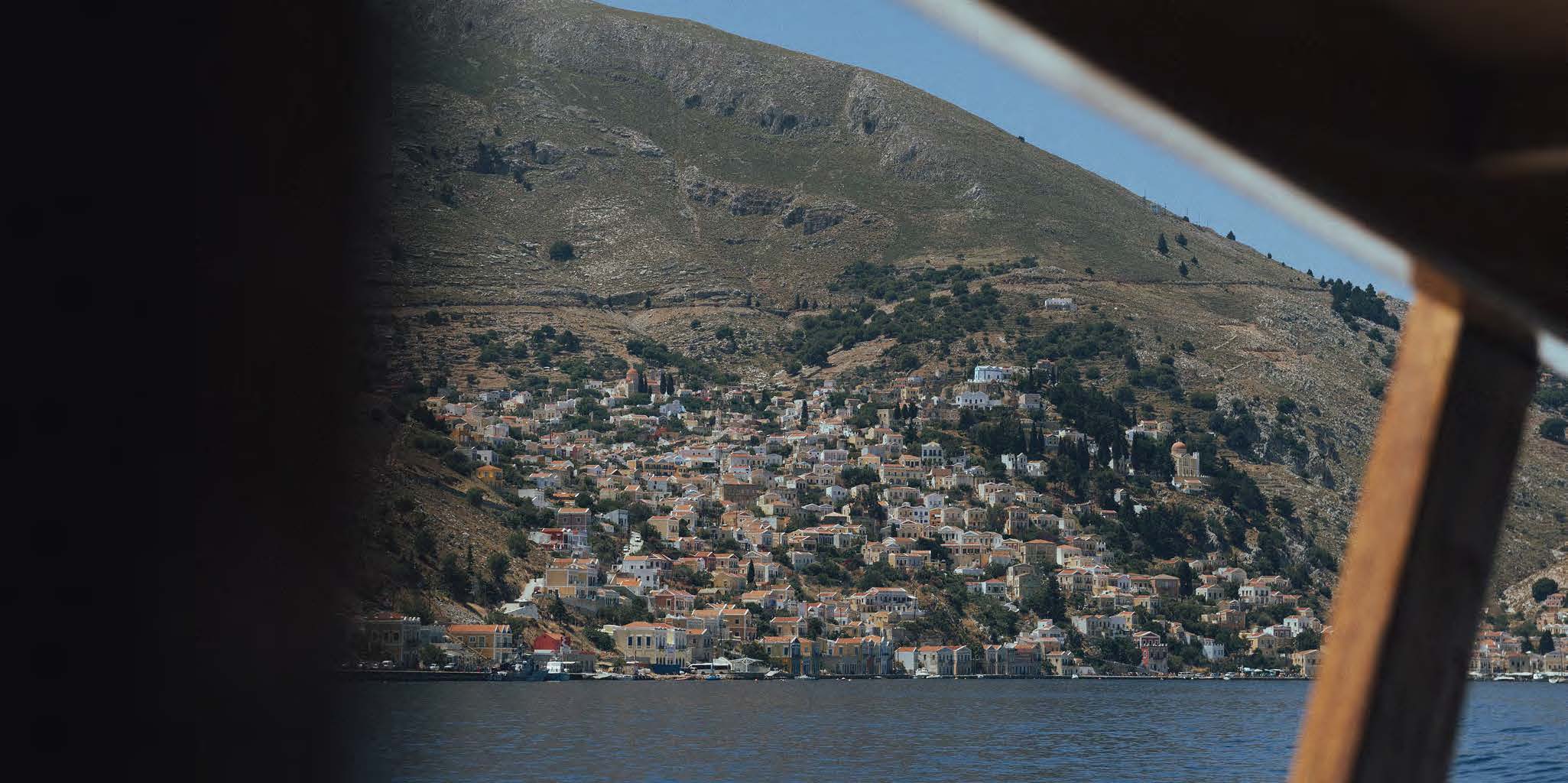 Editorial wedding photography from Symi, Greece