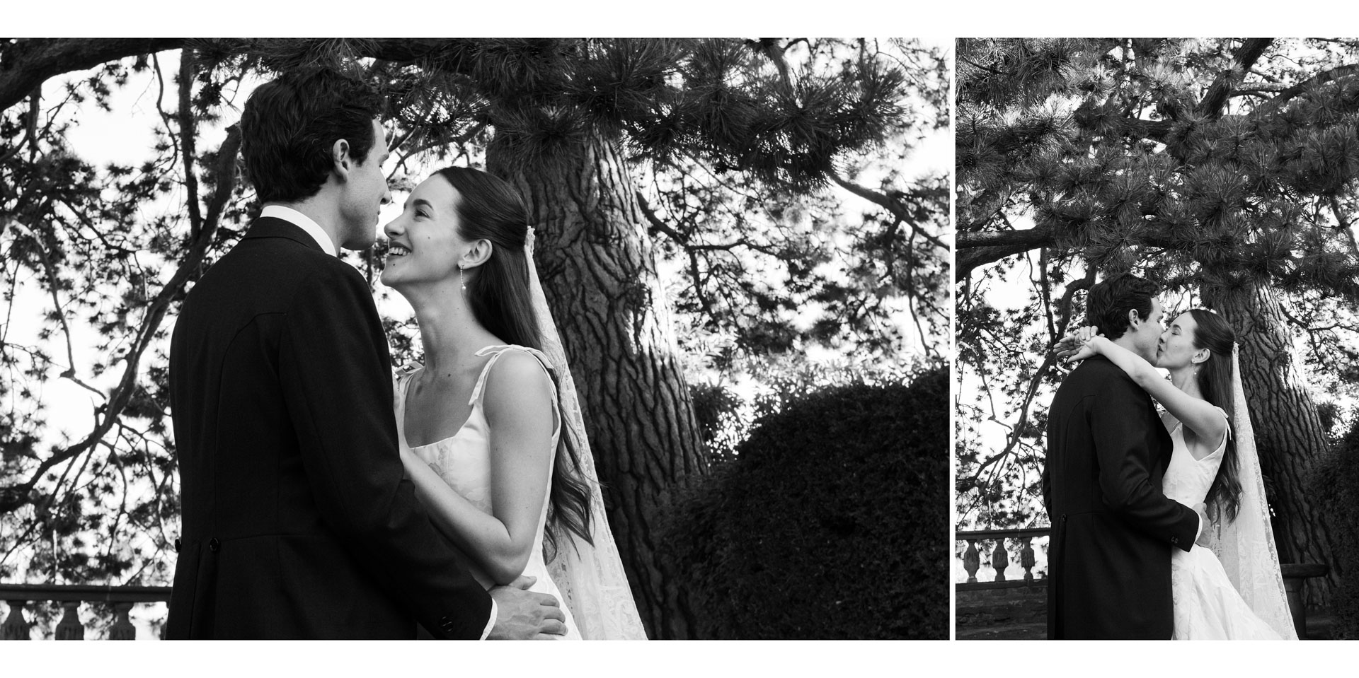 Una celebrazione di matrimonio a Villa Gamberaia, Firenze